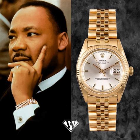 martin luther king rolex|martin luther king datejust.